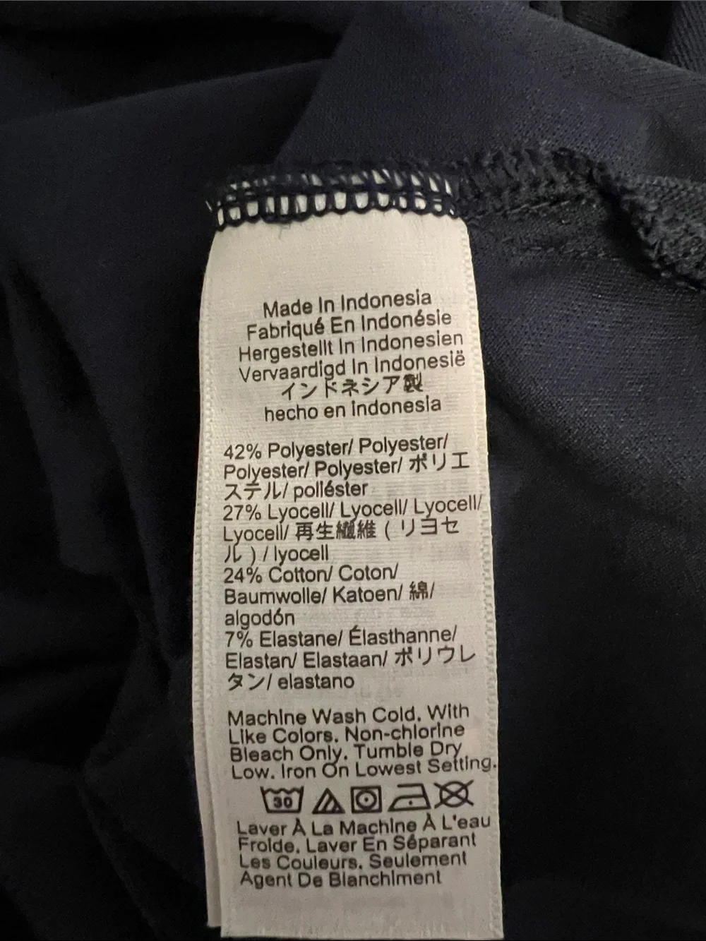 J. Crew Men's Blue performance piqué polo shirt